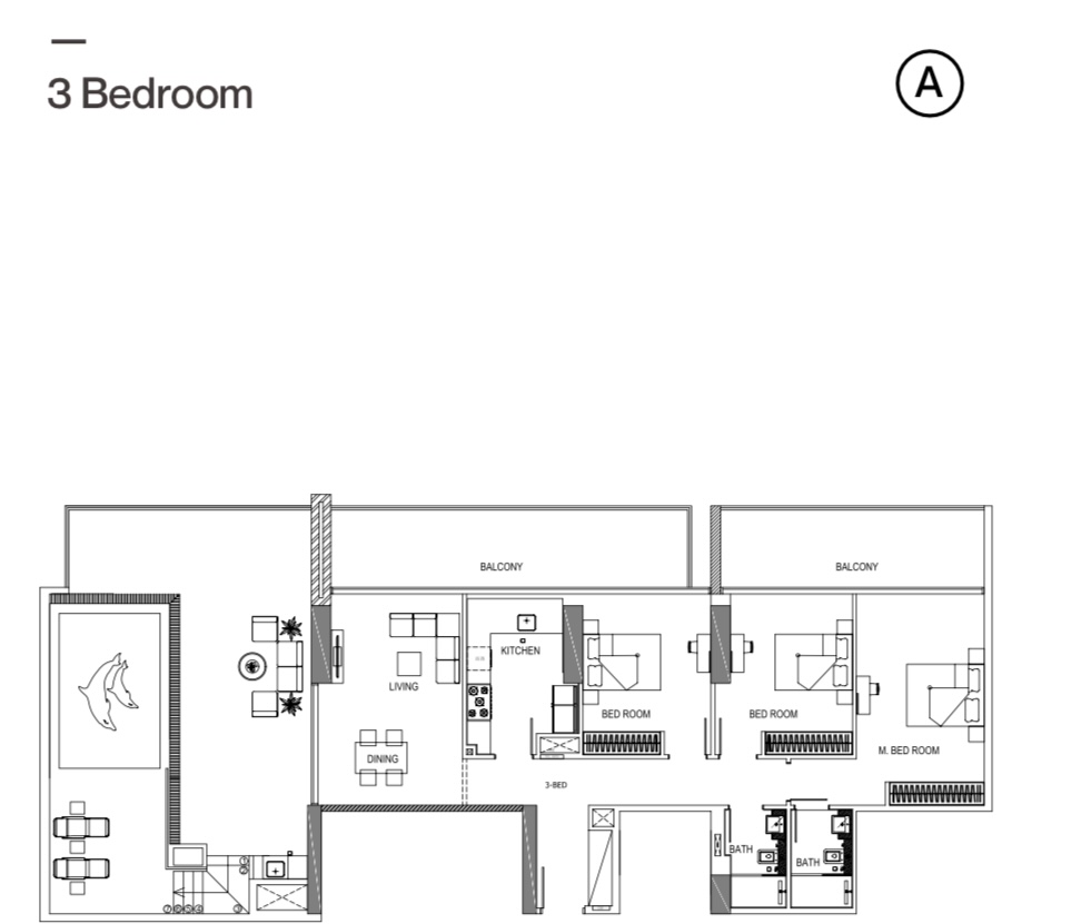 90 Degree South - 3BR-A