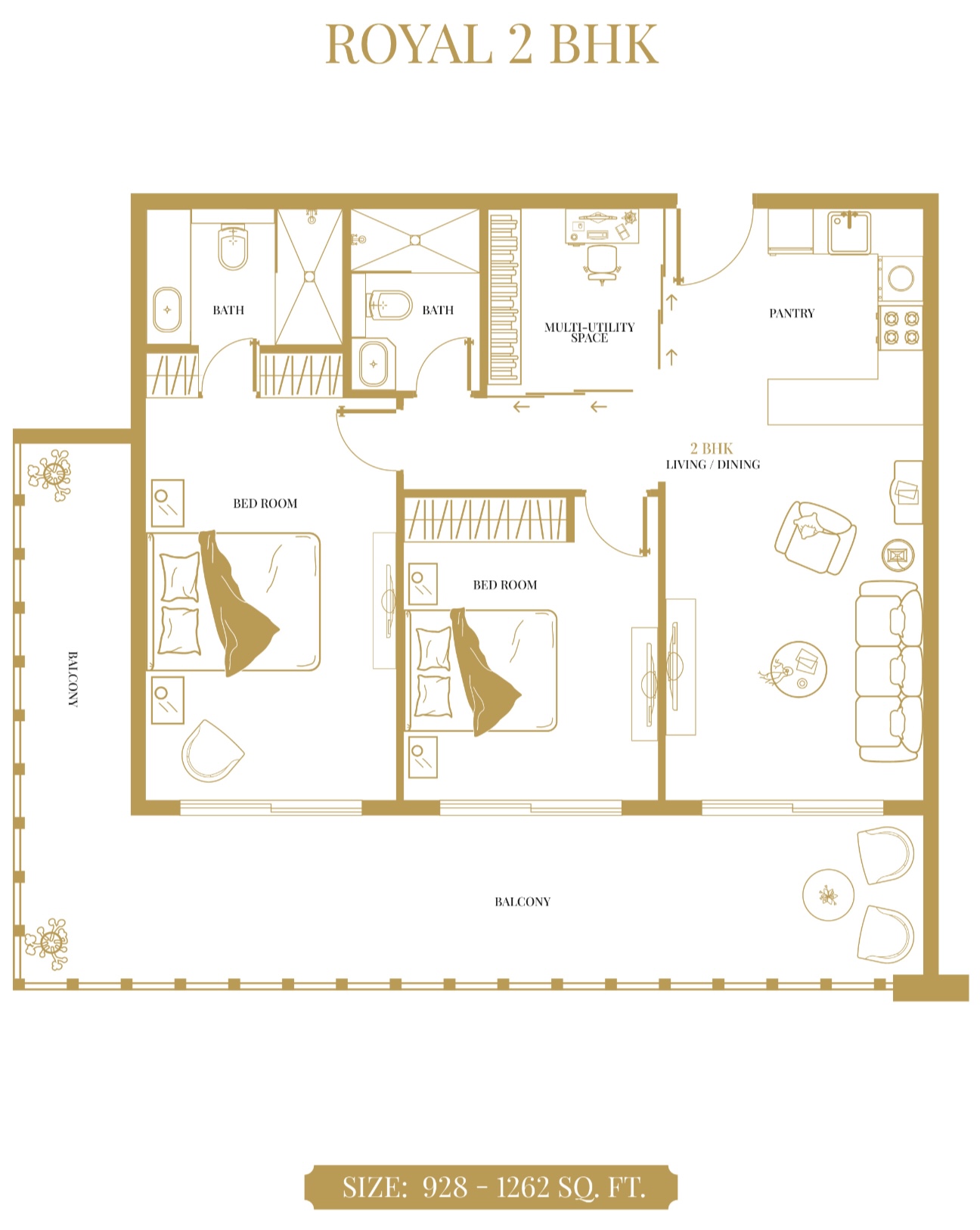 90 Degree South - 2BR