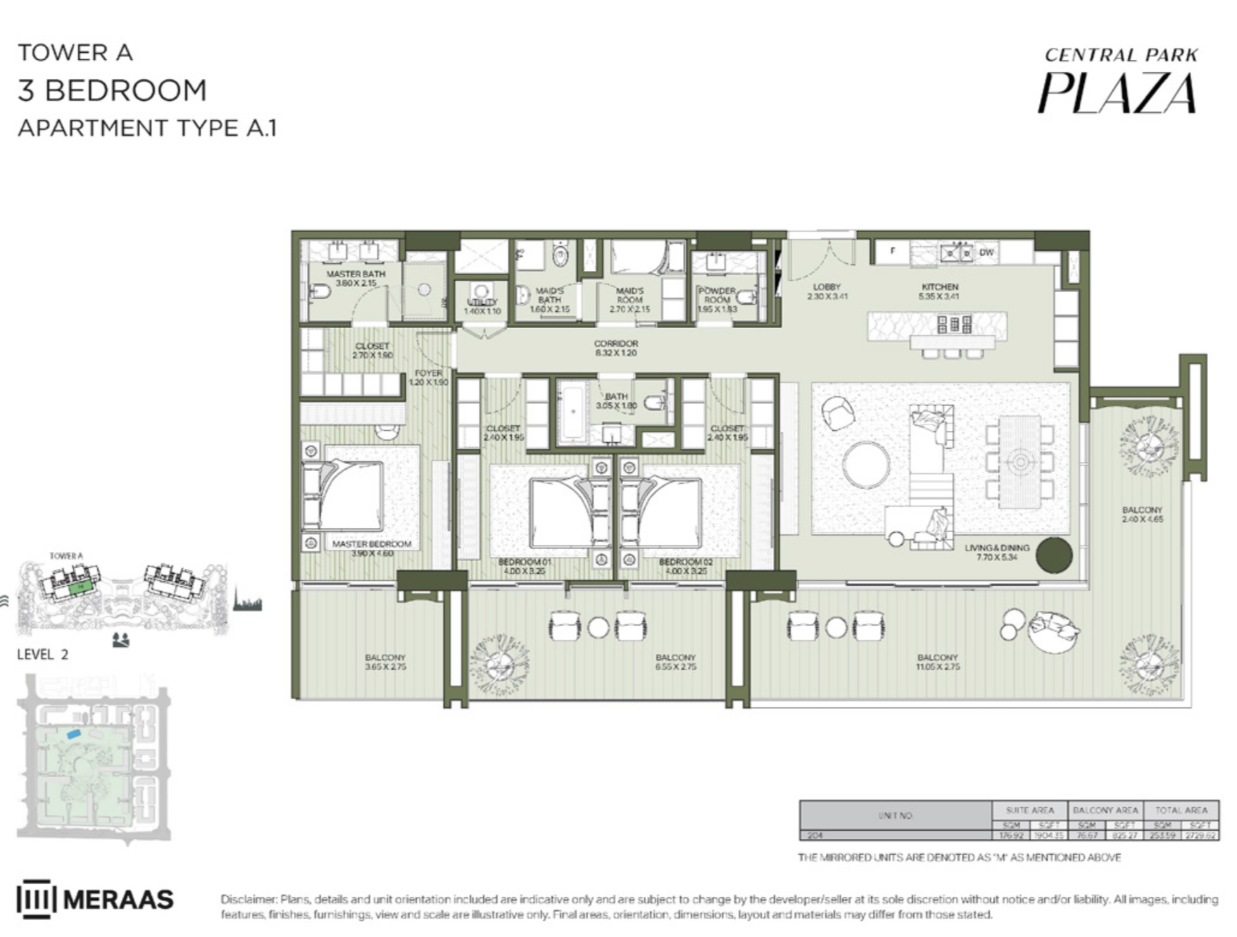 90 Degree South - 3BR-A