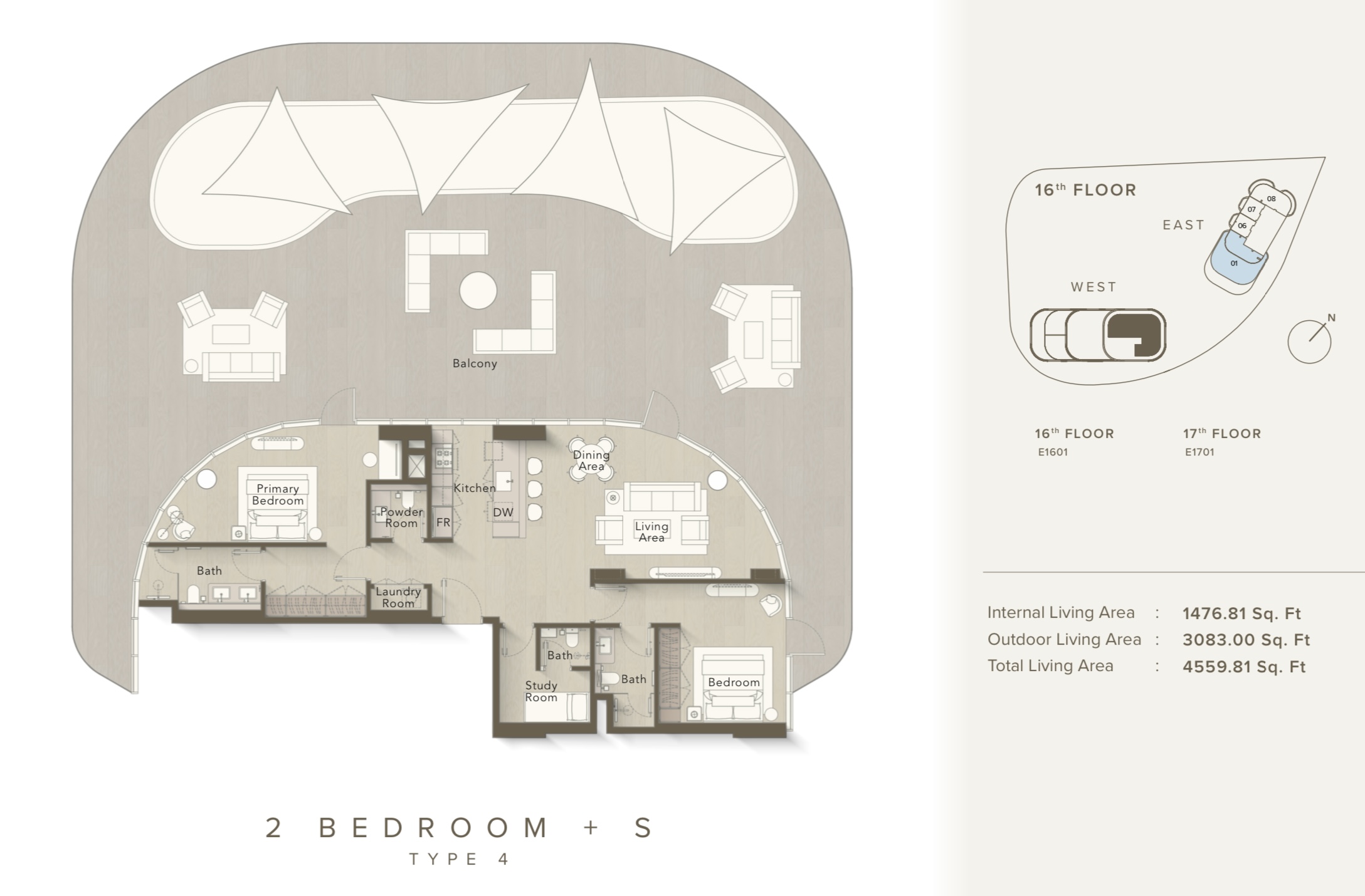 90 Degree South - 2BR-E