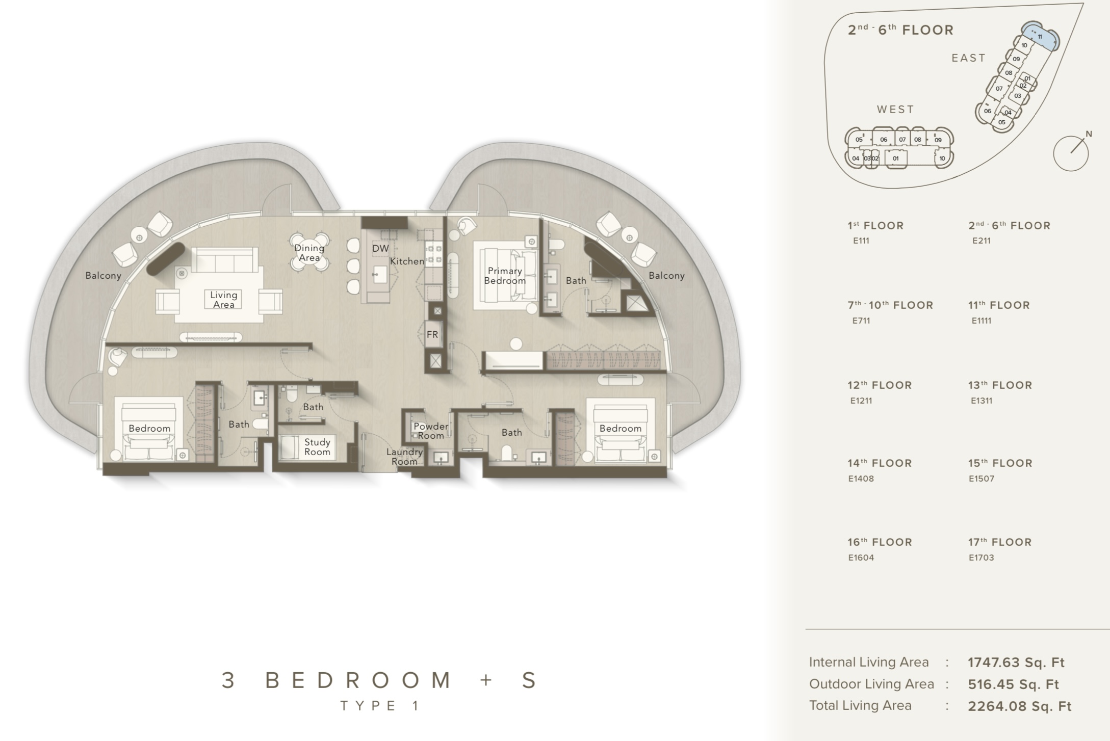 90 Degree South - 3BR