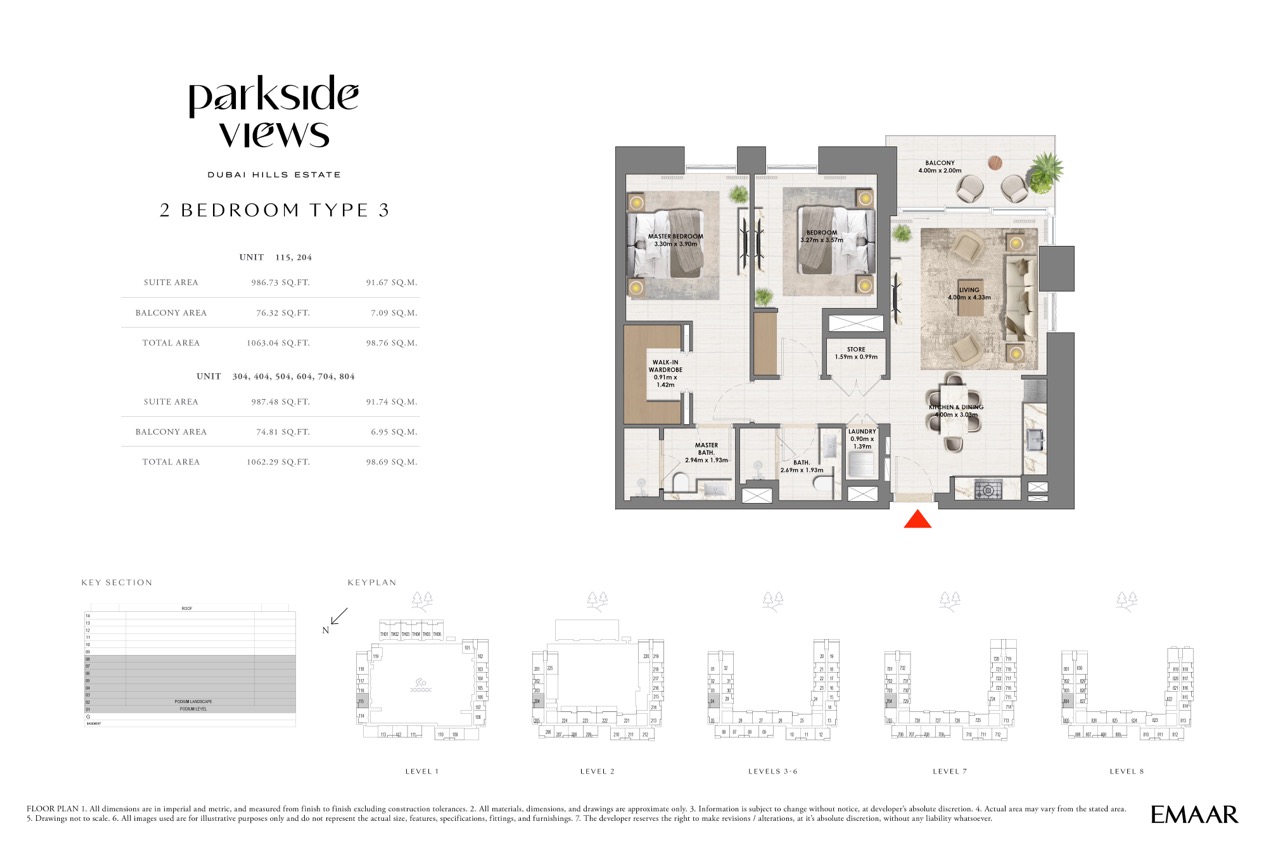 90 Degree South - 2BR-C