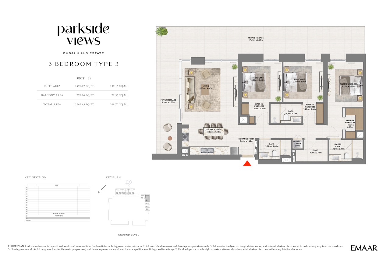 90 Degree South - 3BR-C