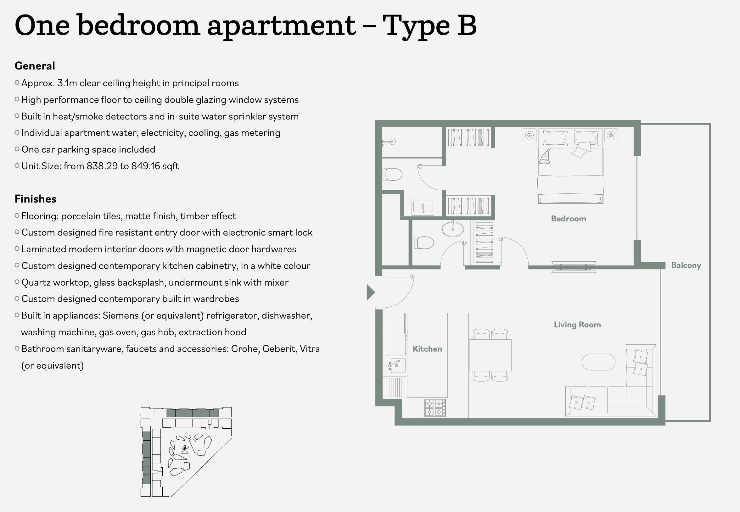 90 Degree South - 1BR-B