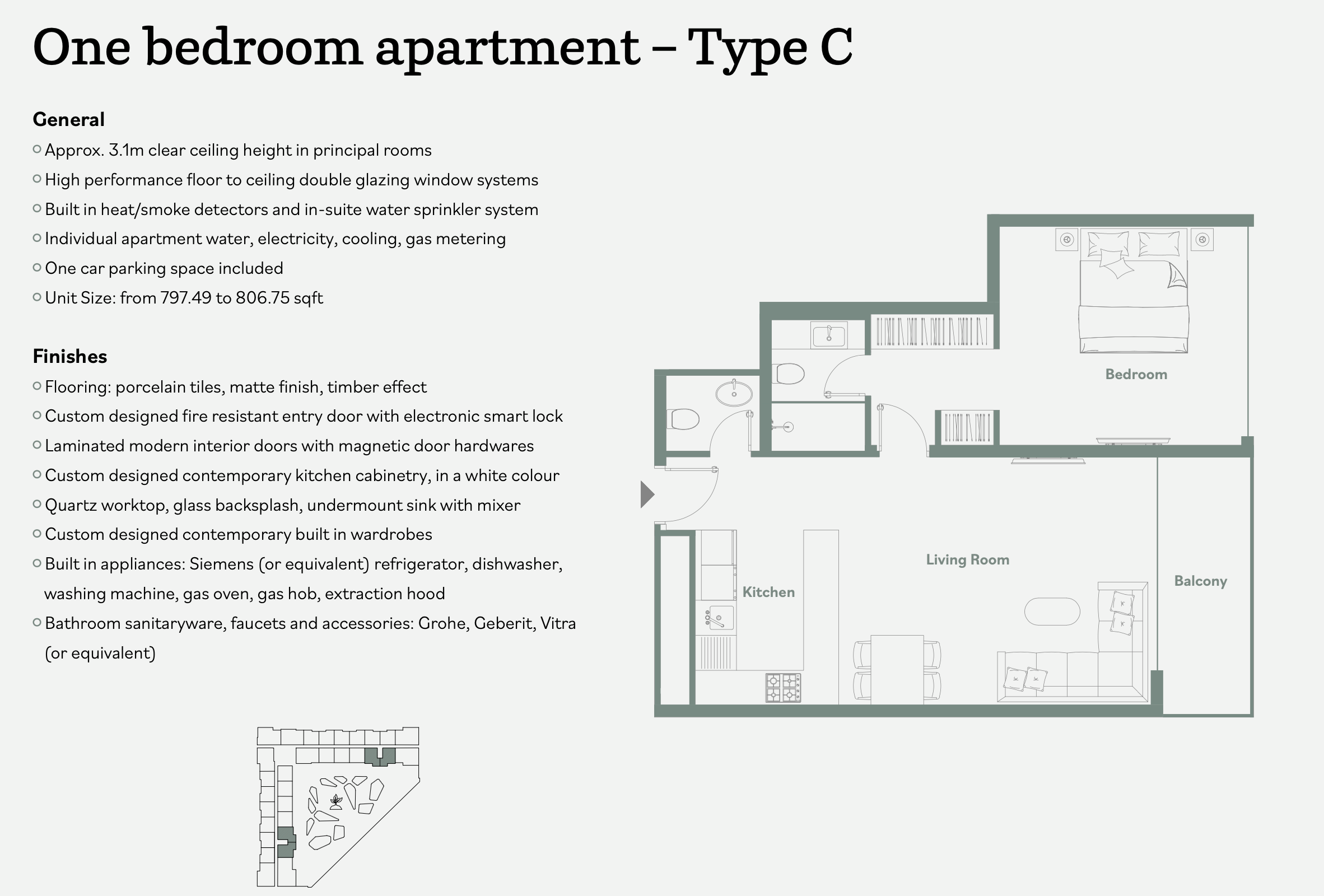 90 Degree South - 1BR-C