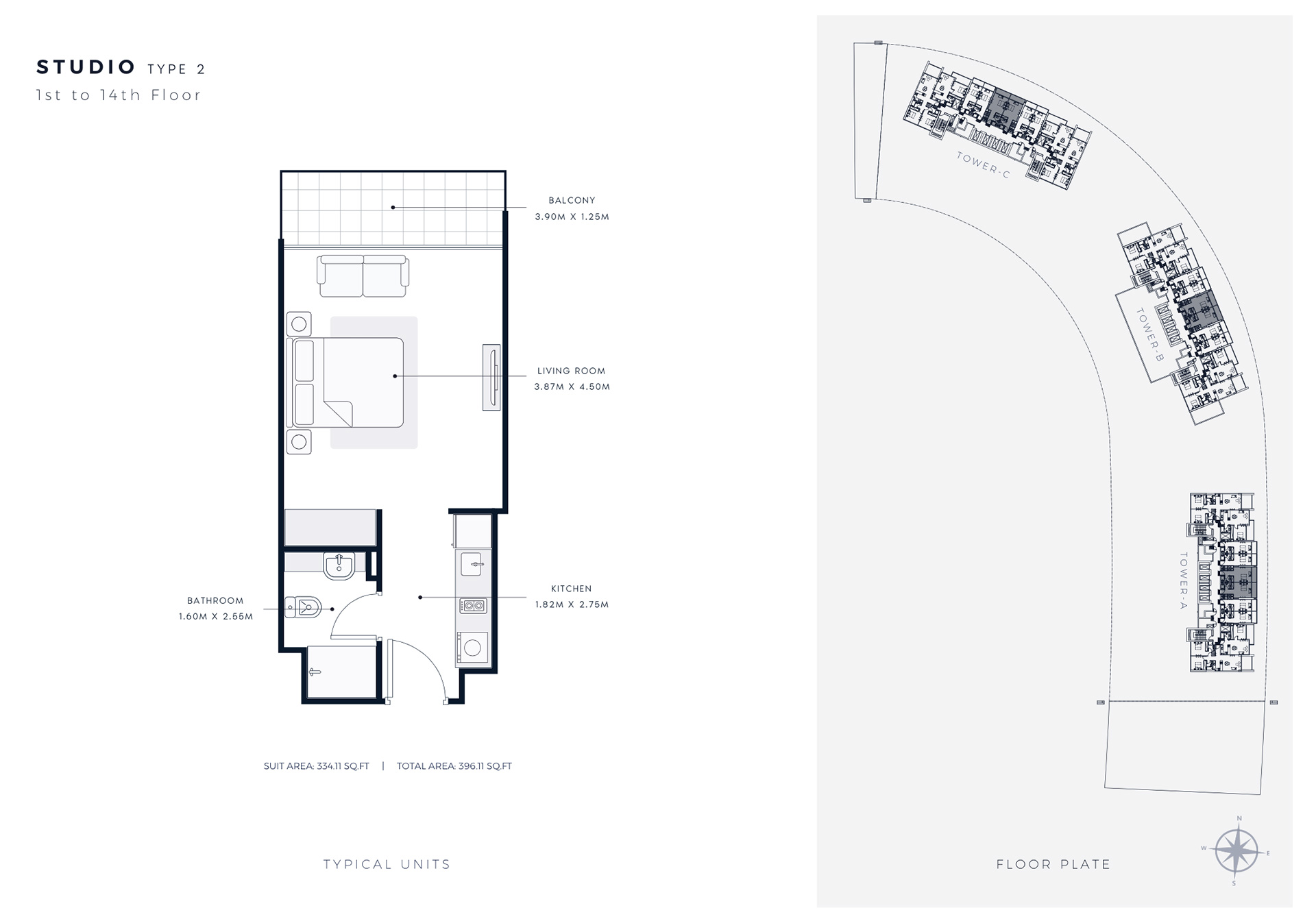 90 Degree South - Studio Type 2