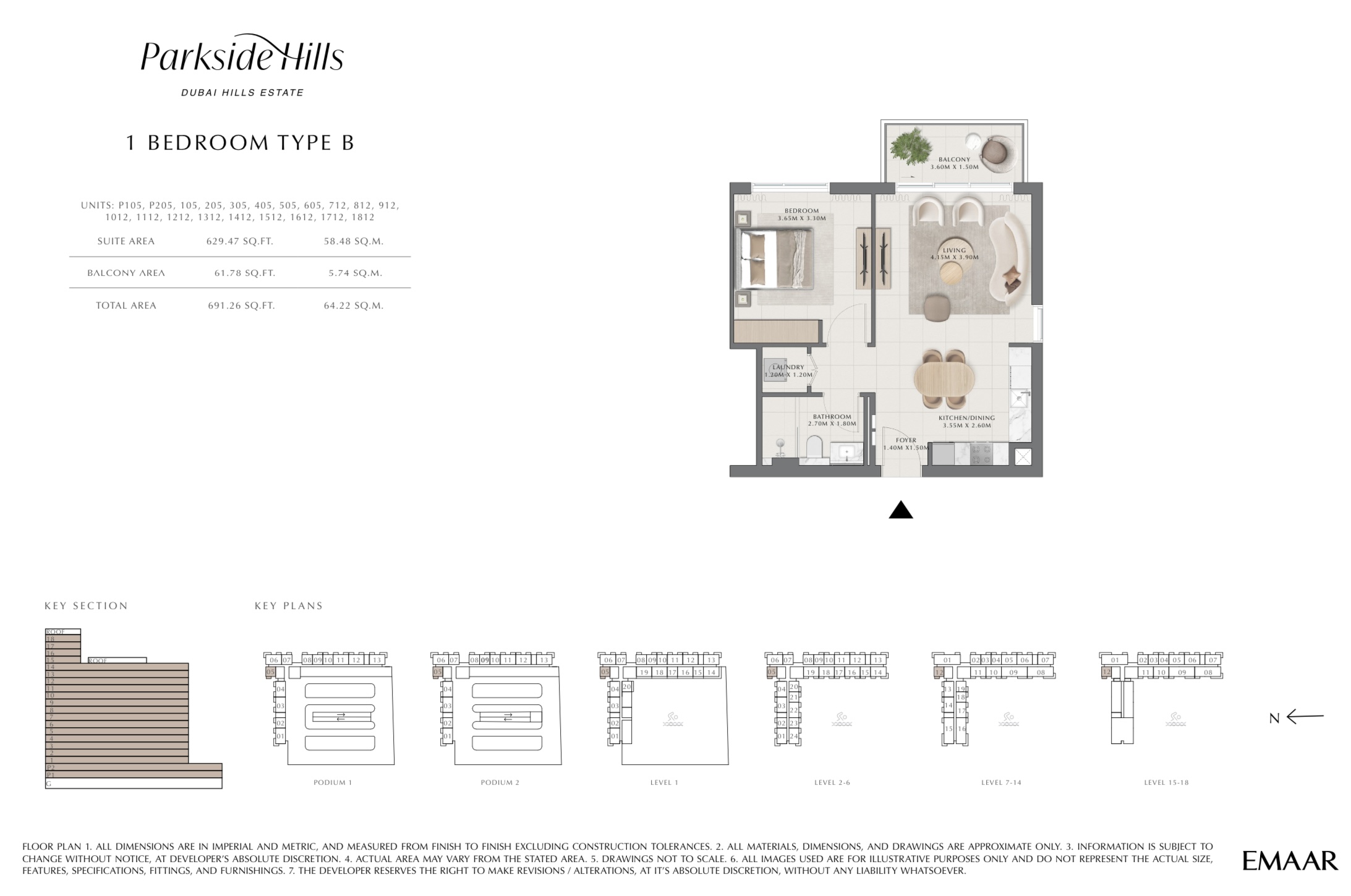 90 Degree South - 1BR-B