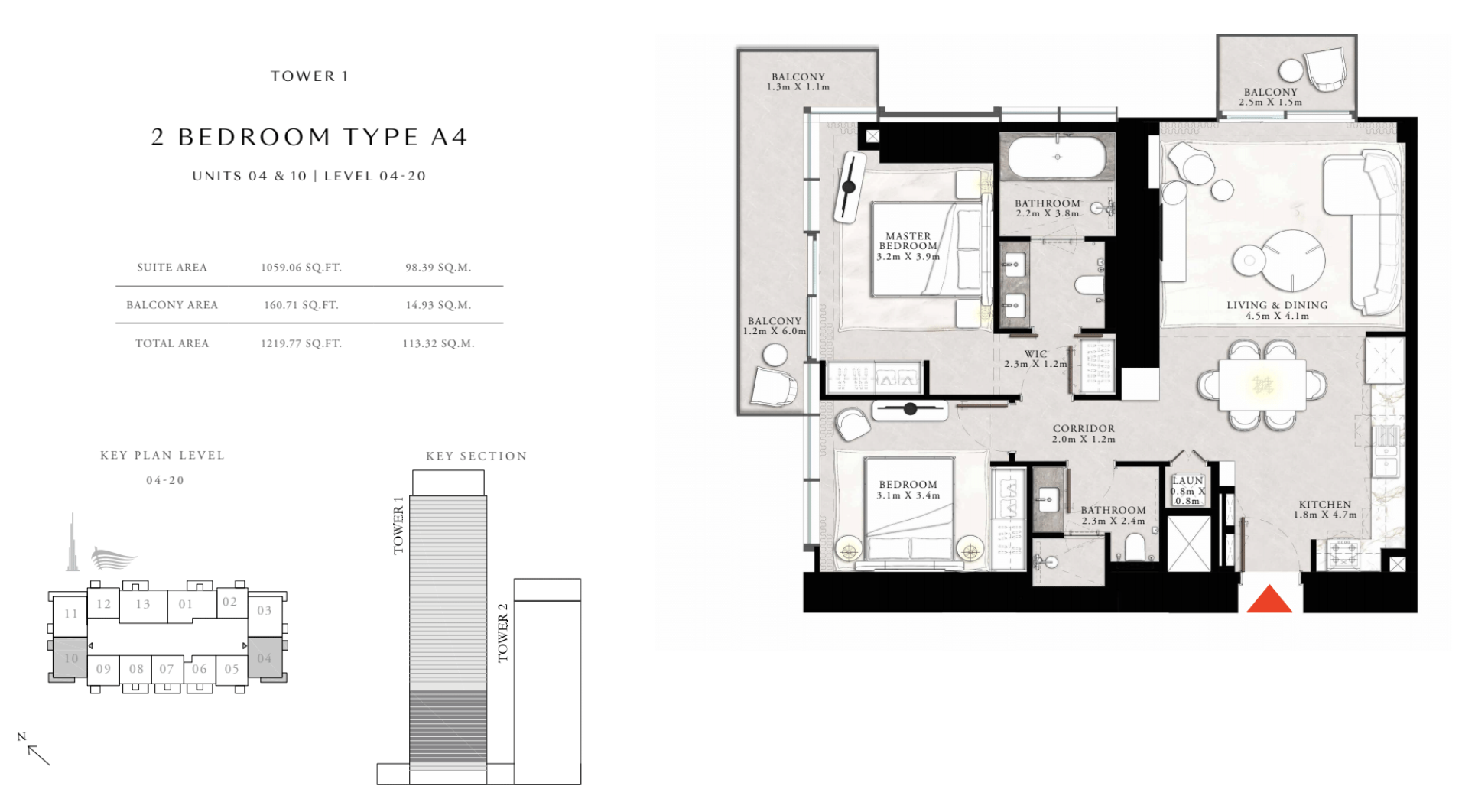 90 Degree South - 2BR-A4