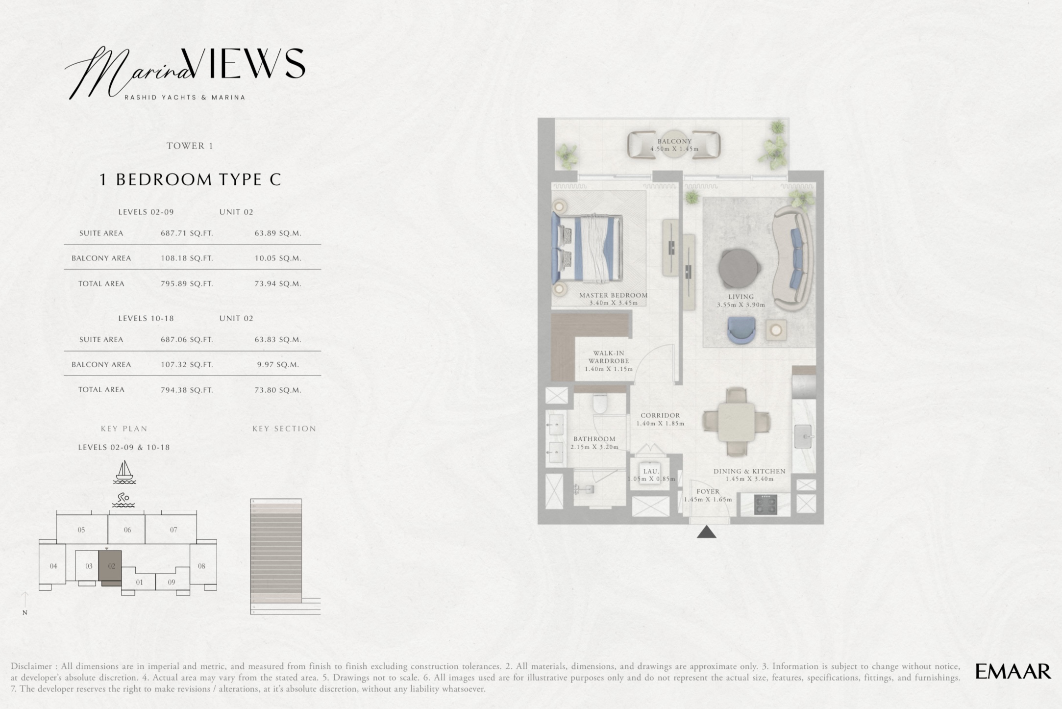 90 Degree South - 1BR-C