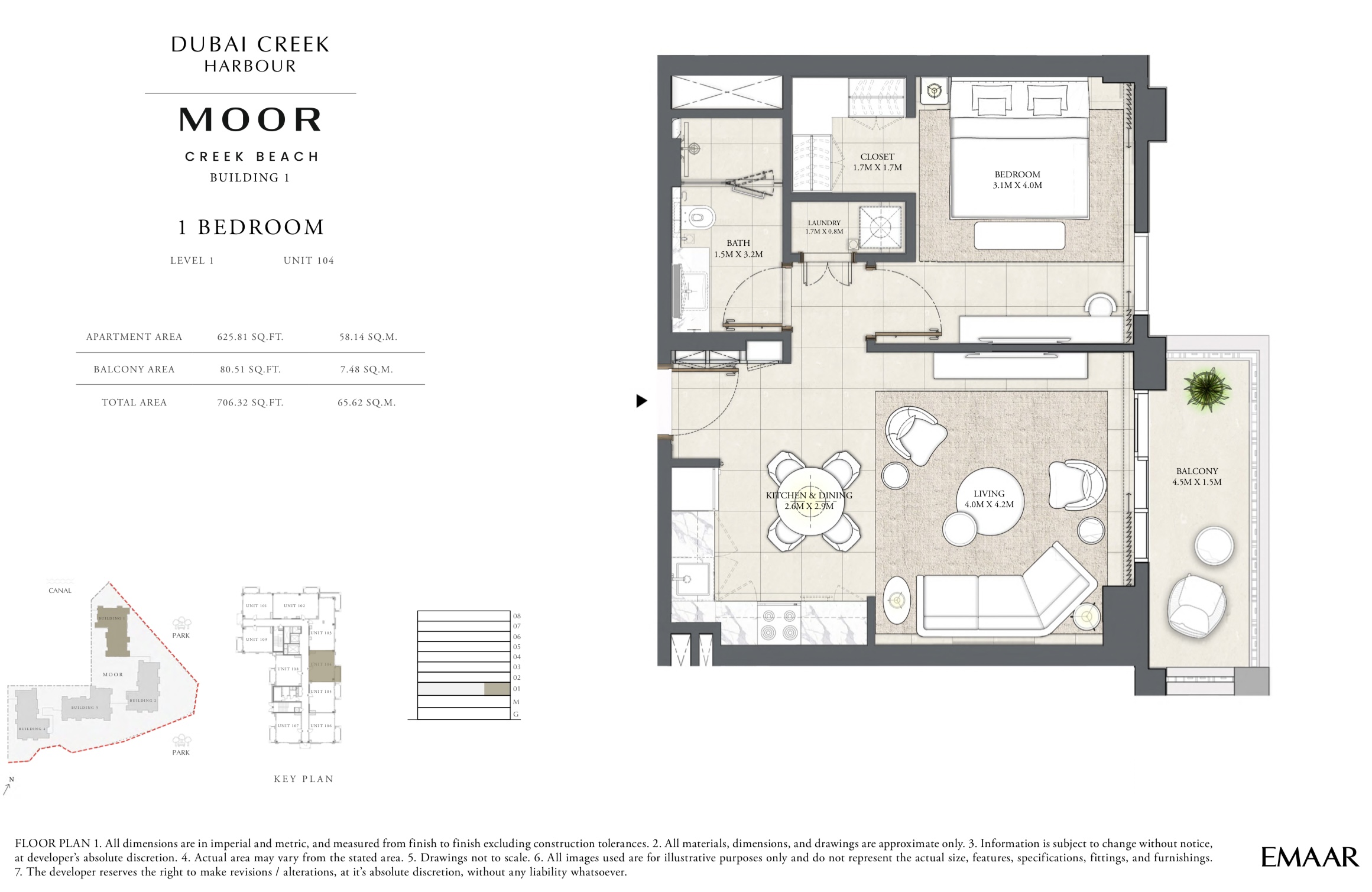 90 Degree South - 1BR-B