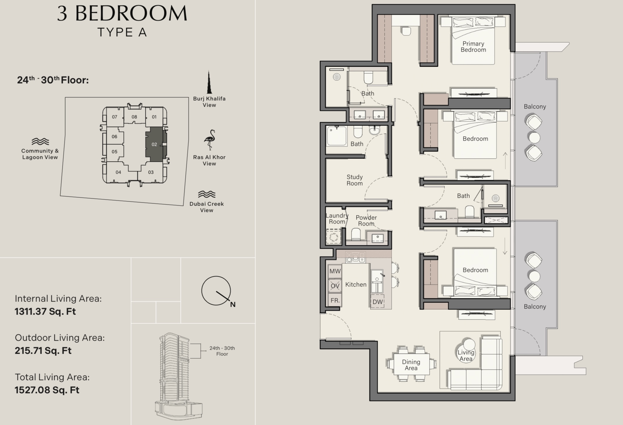 90 Degree South - 3BR