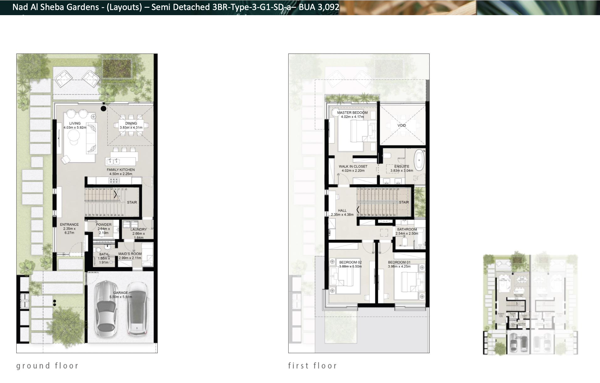 90 Degree South - 3BR-SD-G+1