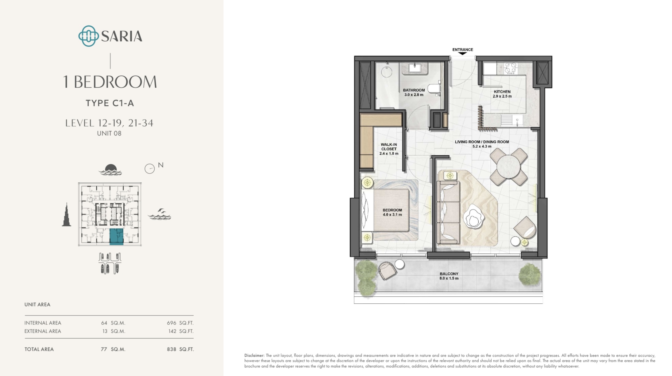 90 Degree South - 1BR-C