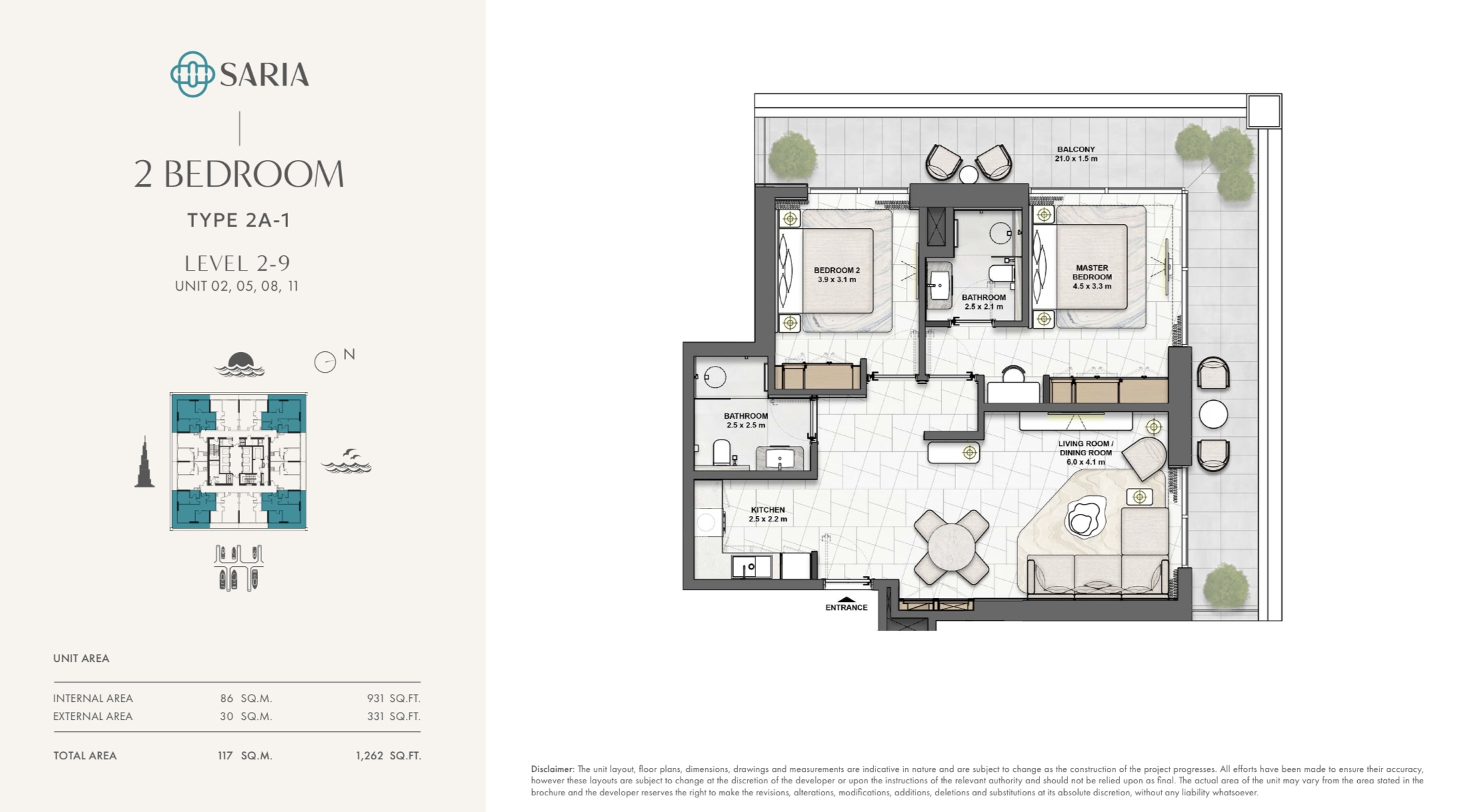 90 Degree South - 2BR-A