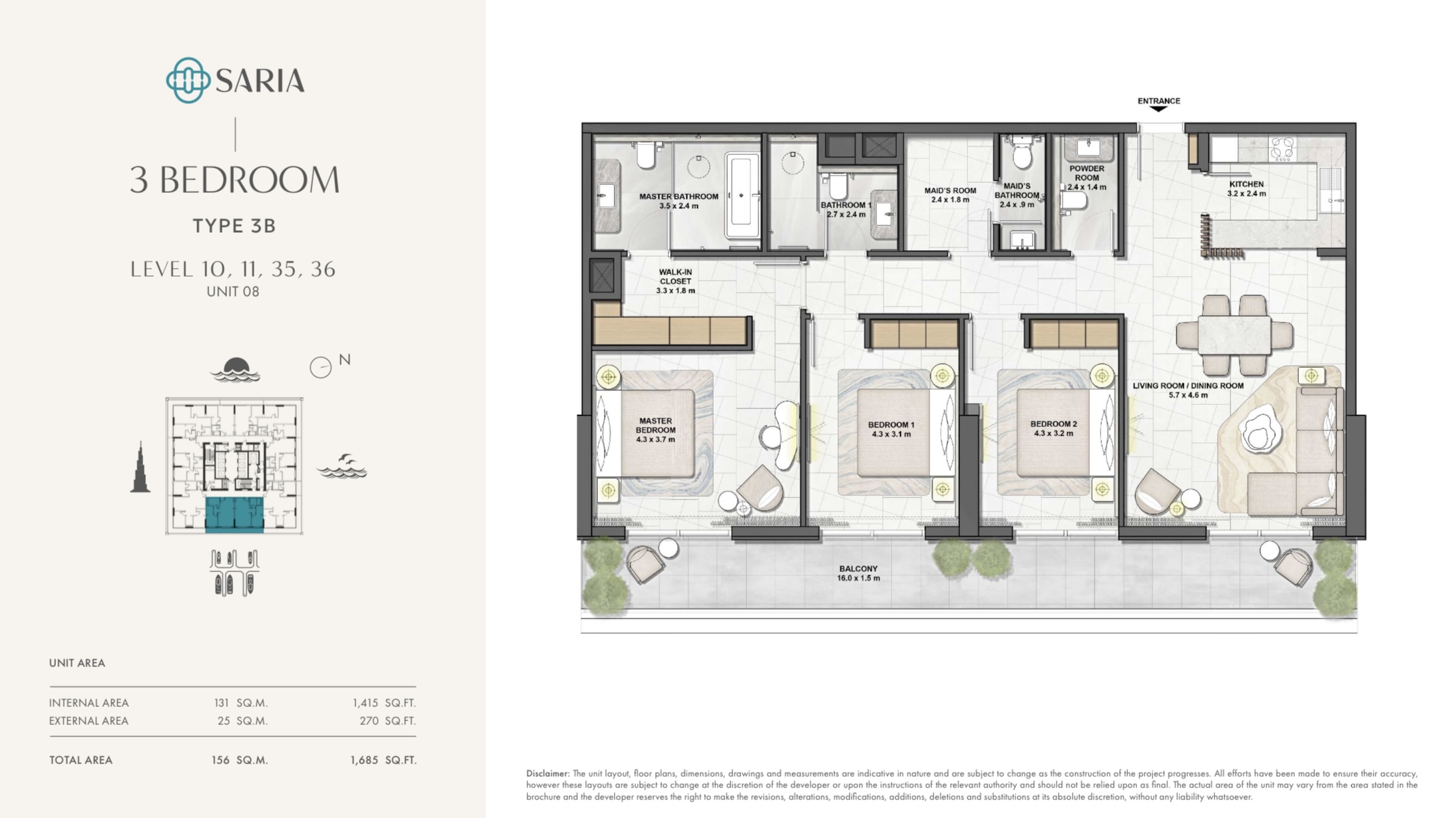 90 Degree South - 3BR-B