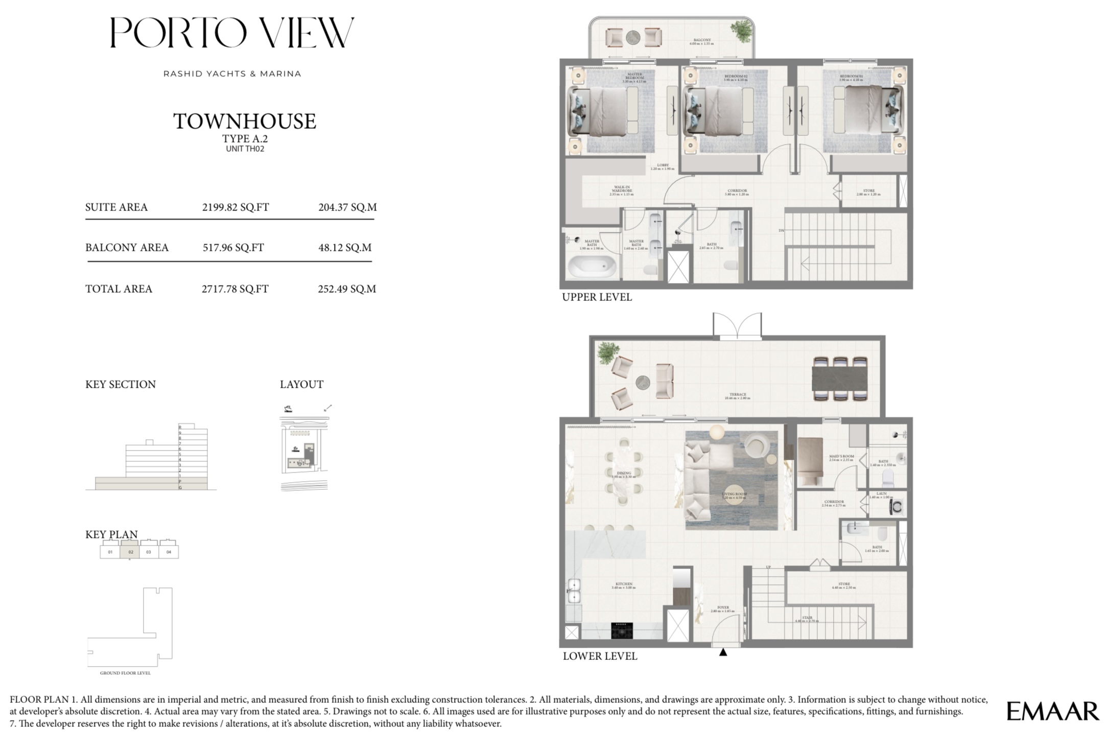 90 Degree South - 3BR-TH-B