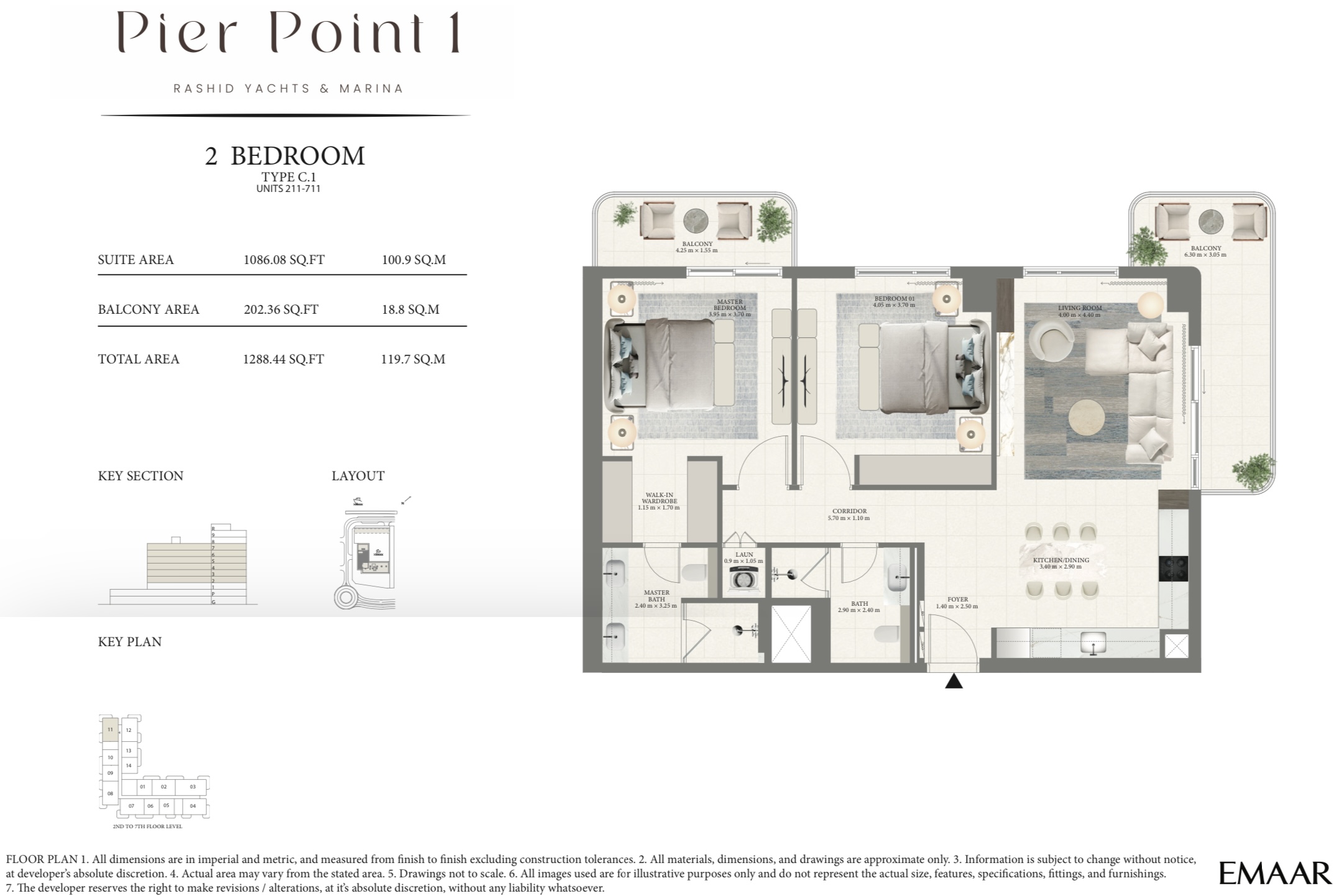 90 Degree South - 2BR-C