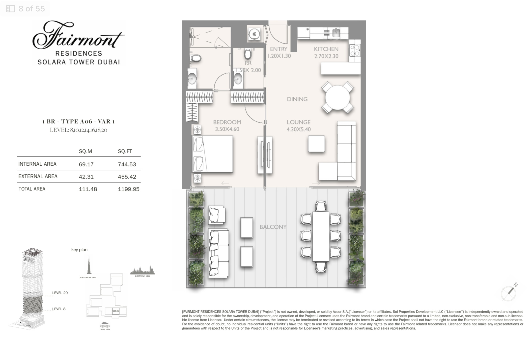 90 Degree South - 1BR-B