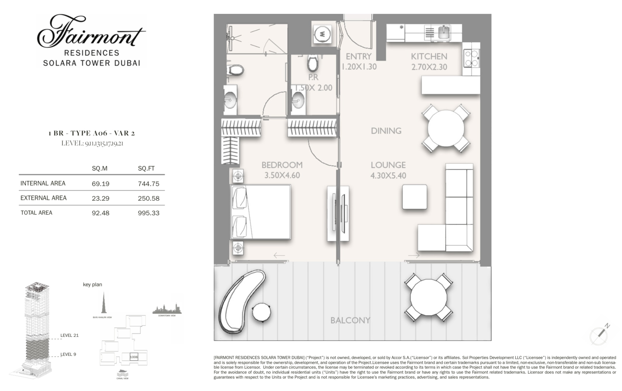 90 Degree South - 1BR-E