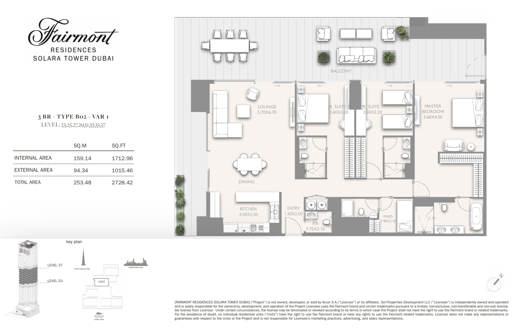 90 Degree South - 3BR-B