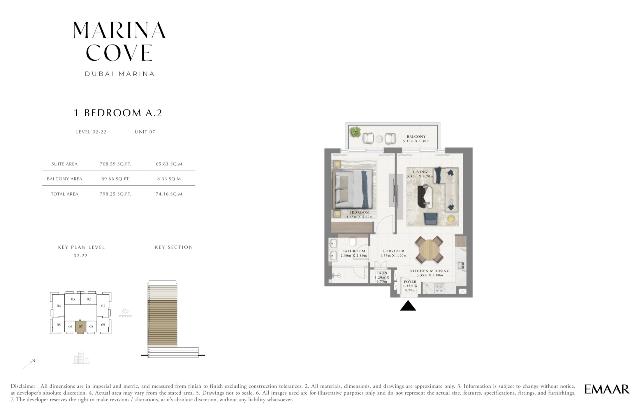 90 Degree South - 1BR-B