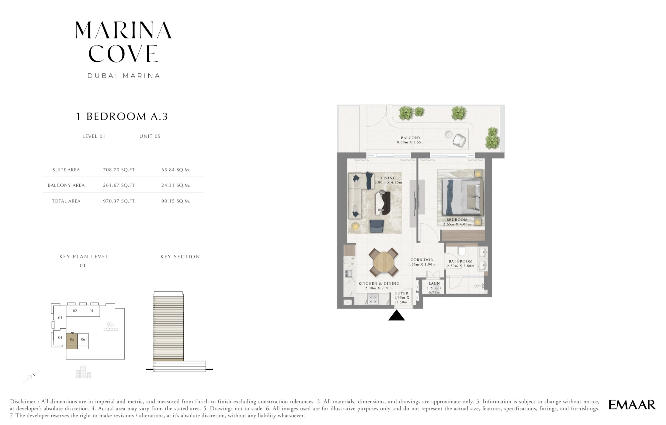 90 Degree South - 1BR-C