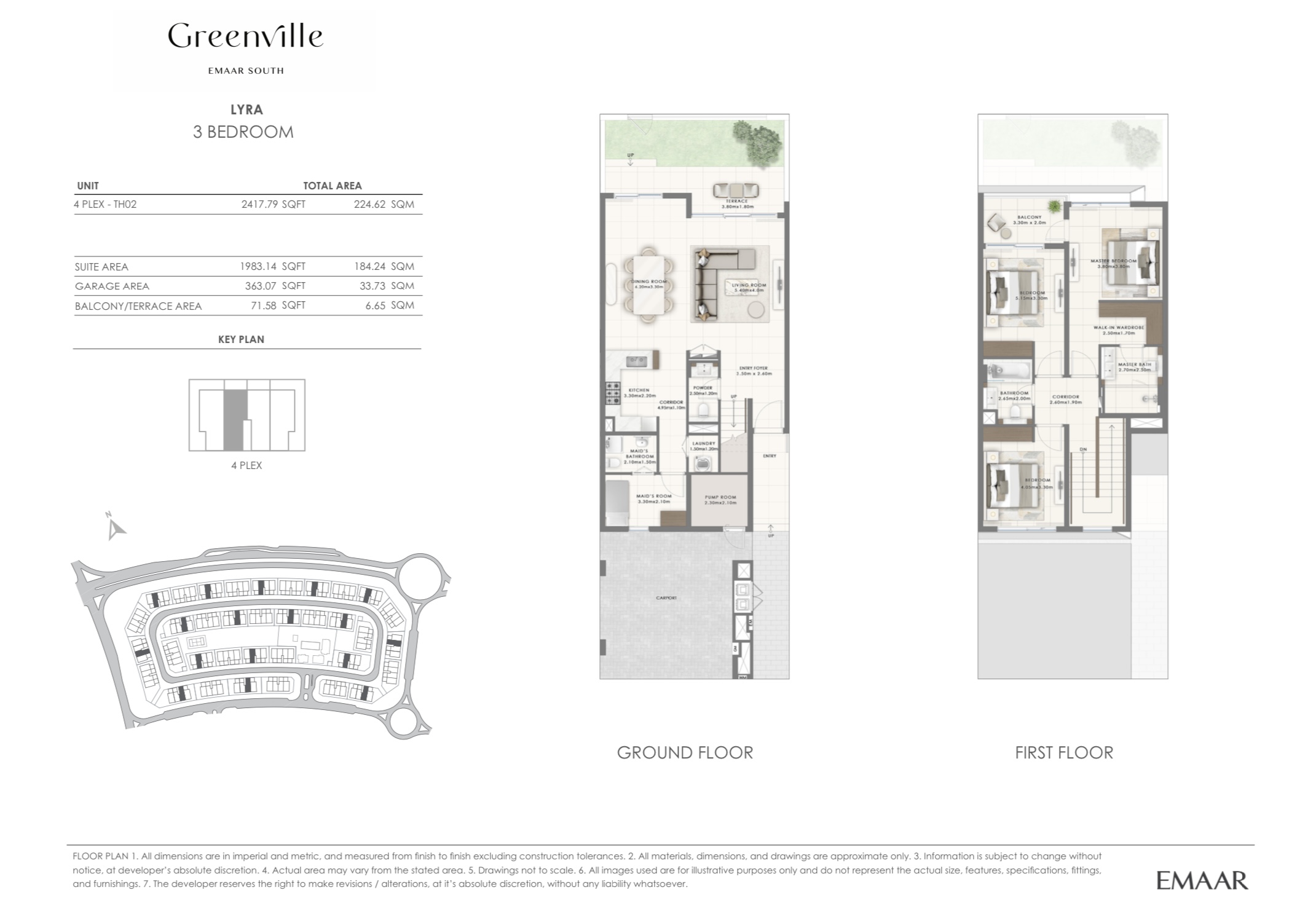 90 Degree South - 3BR-TH-A