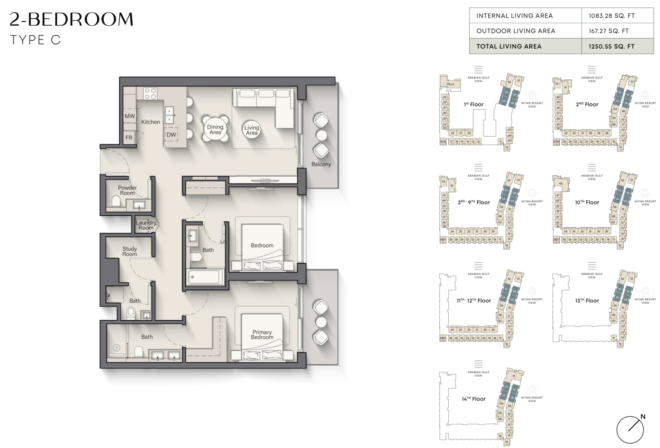 90 Degree South - 2BR-C